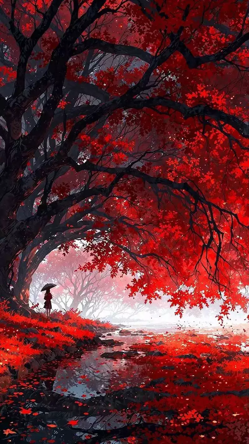 hình nền màu đỏ 45