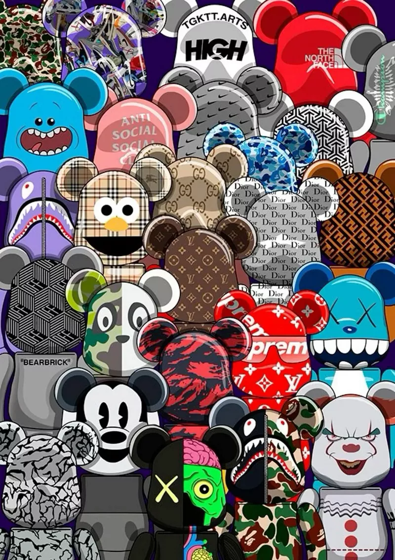 hình nền bearbrick 31