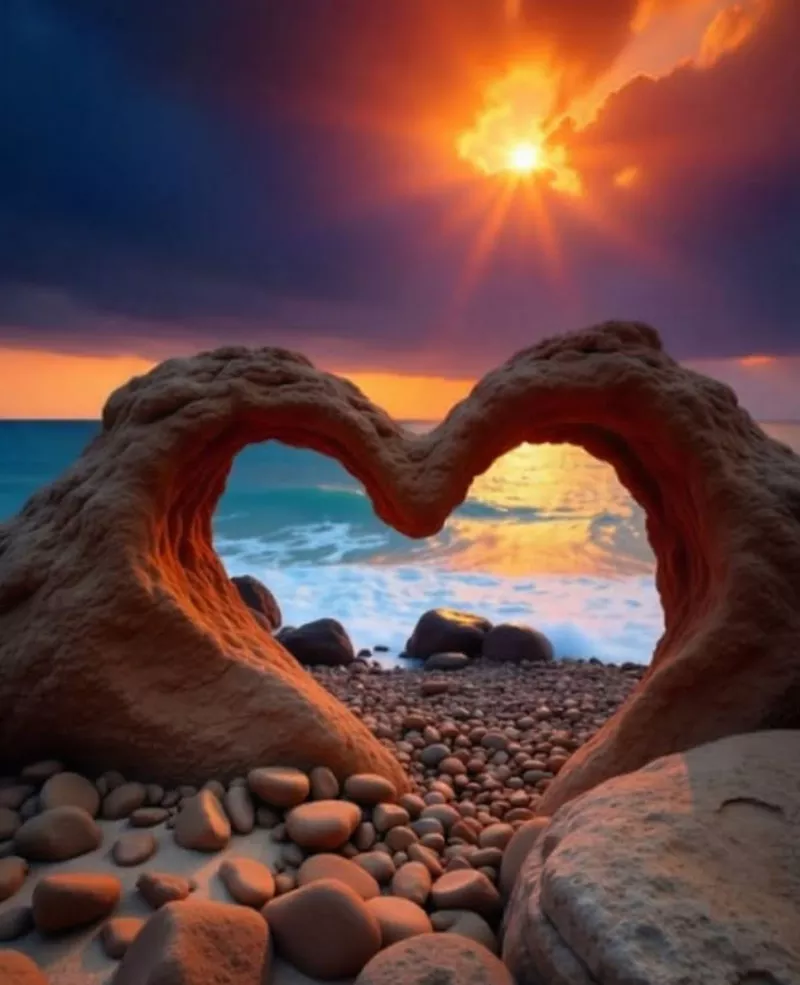 hình nền đêm bên bờ biển 1