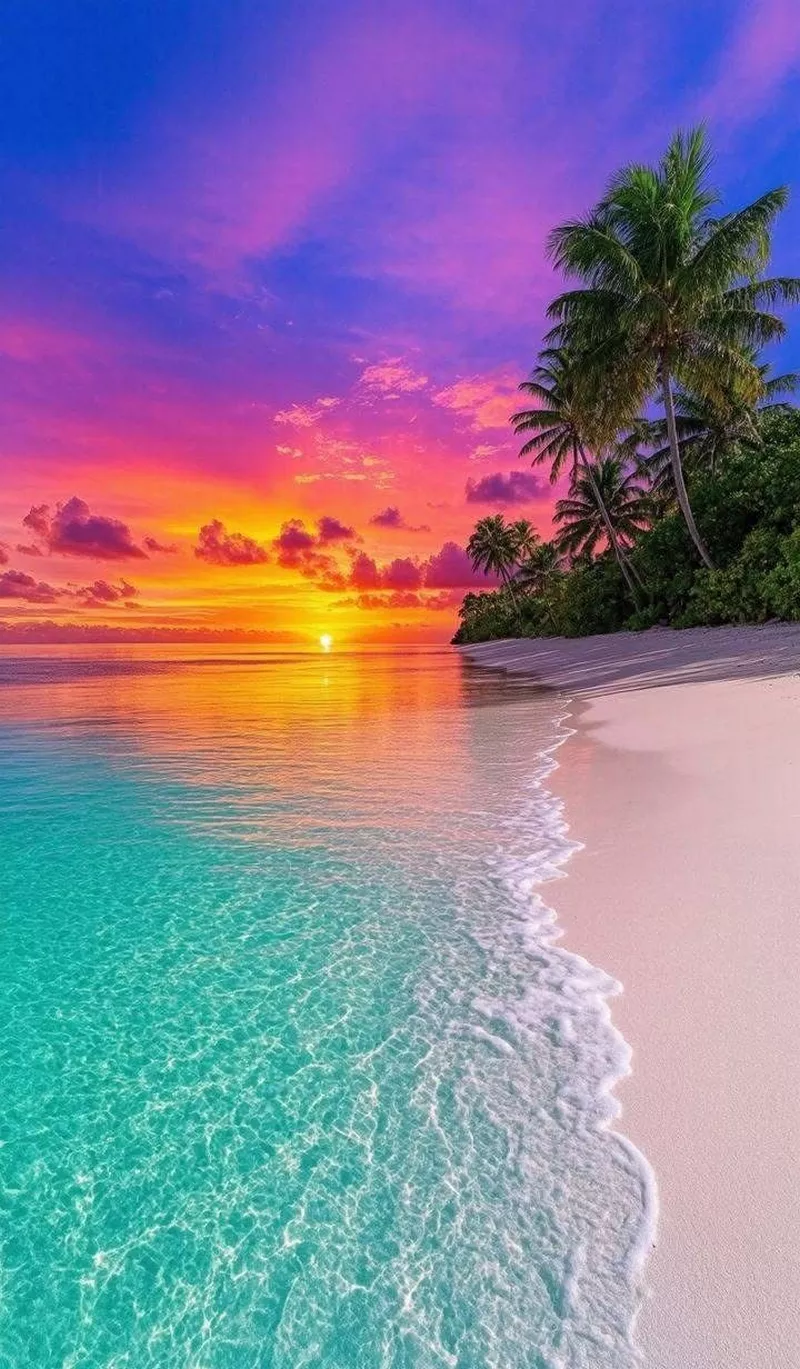 hình nền đêm bên bờ biển 31