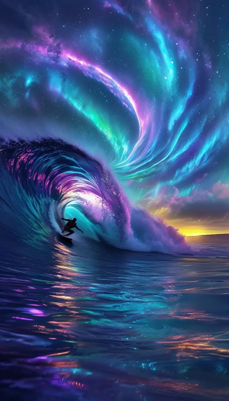 hình nền đêm bên bờ biển 34