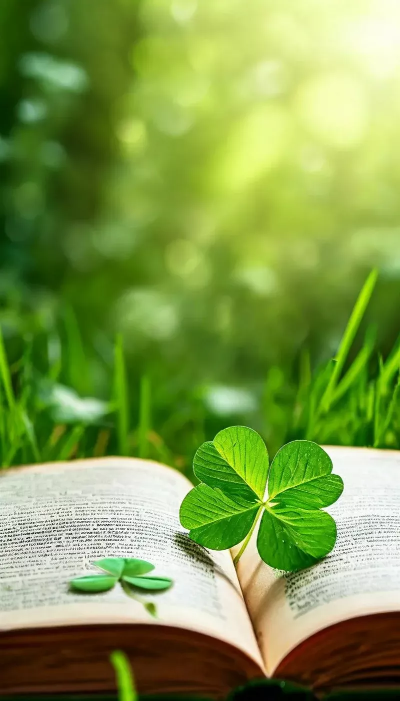 hình nền cỏ 4 lá 13