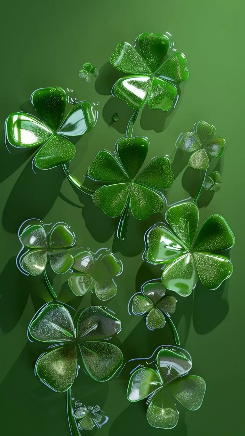 hình nền cỏ 4 lá 21