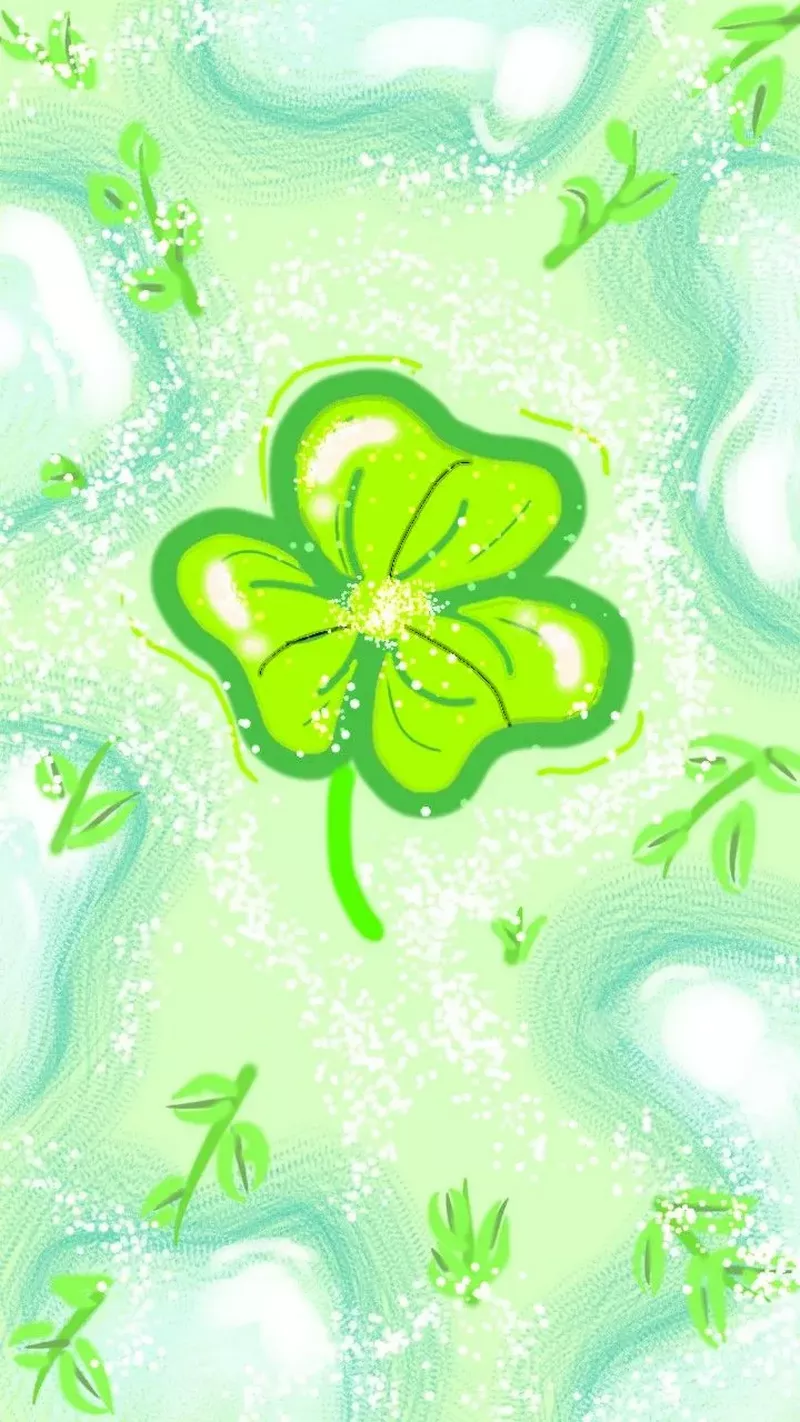 hình nền cỏ 4 lá 23