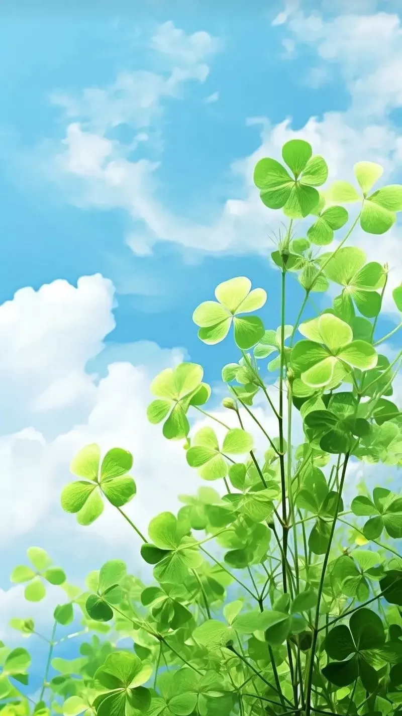 hình nền cỏ 4 lá 27