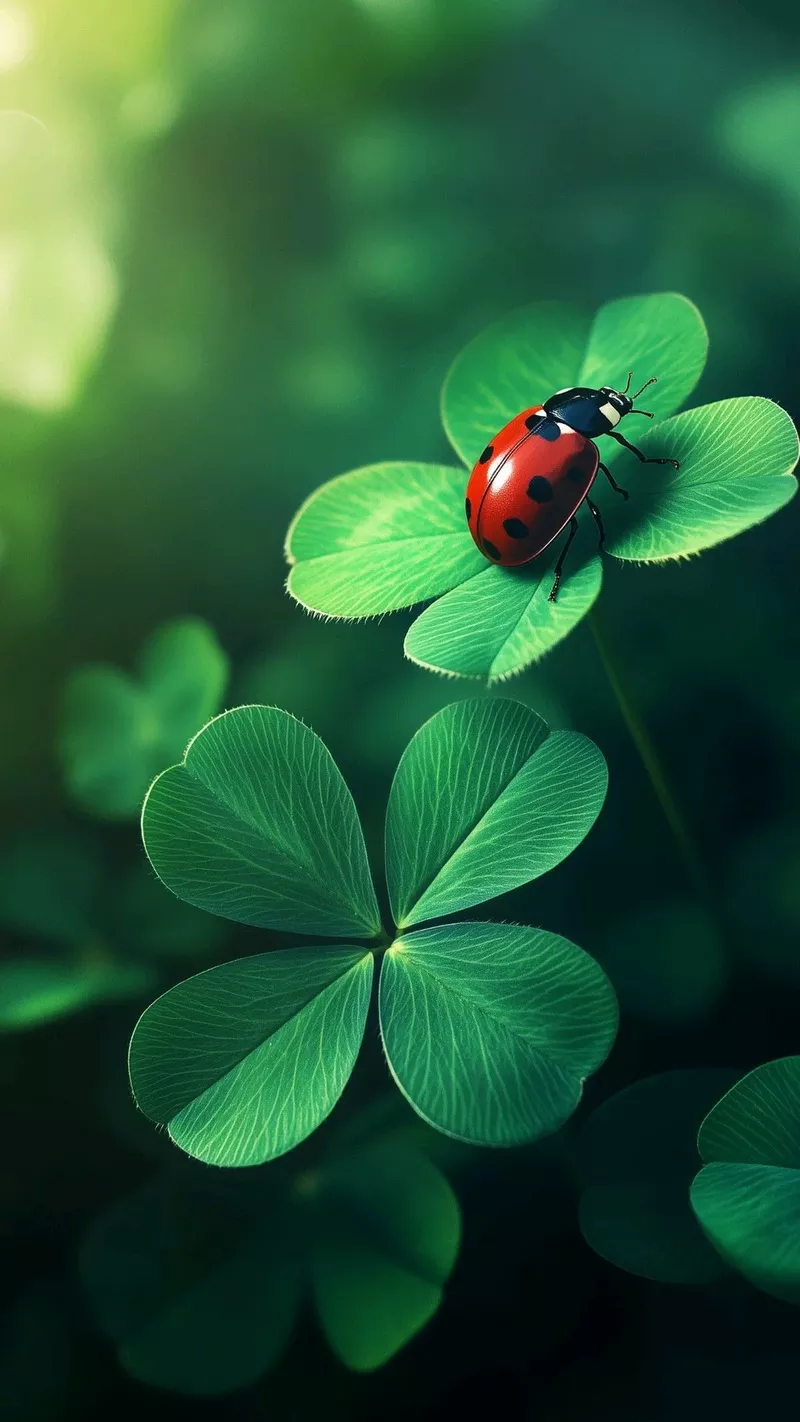 hình nền cỏ 4 lá 34