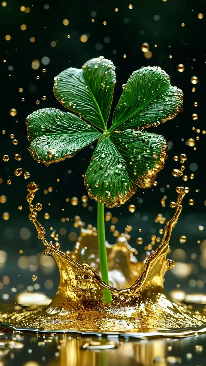 hình nền cỏ 4 lá 38