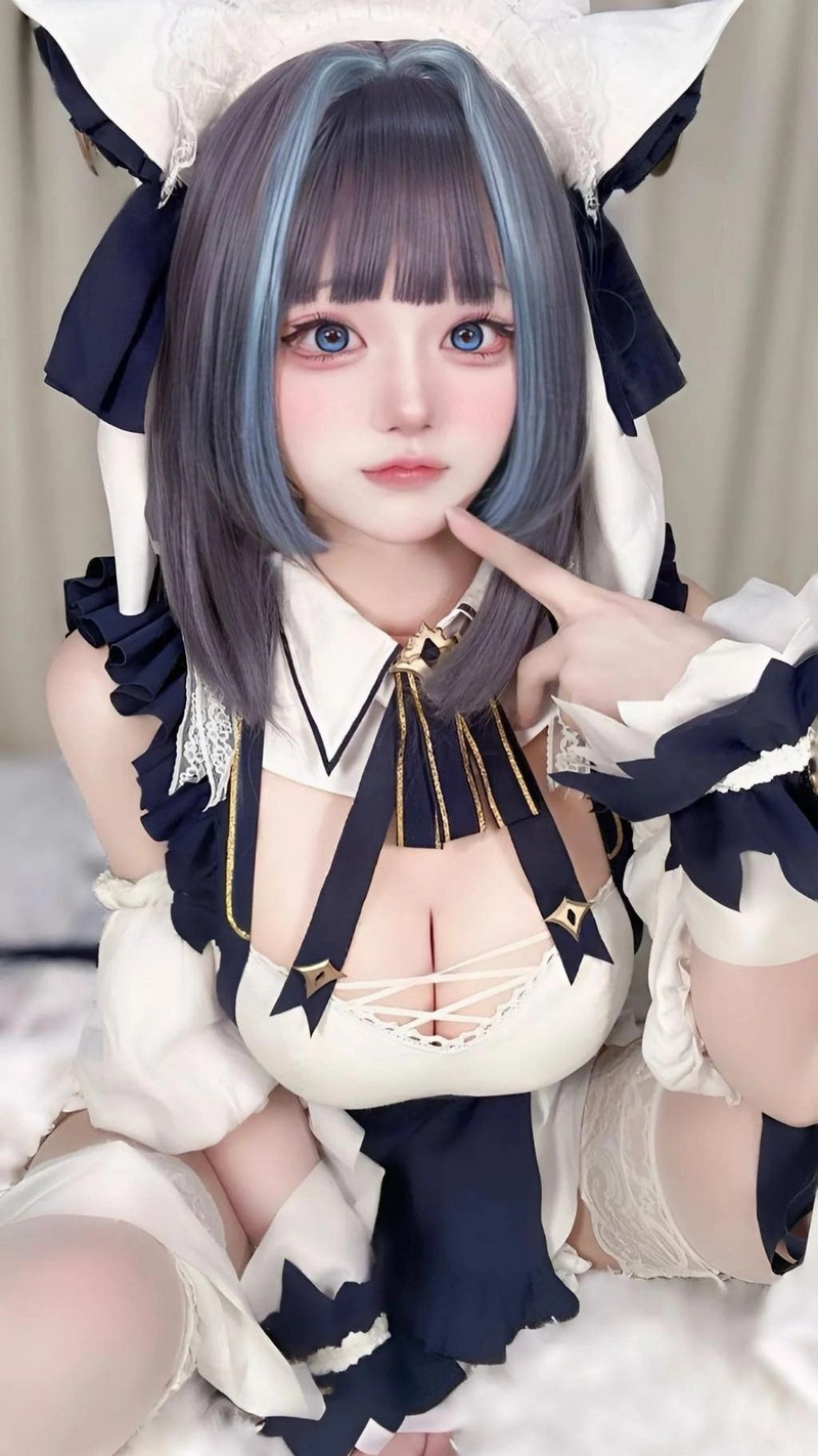 hình cosplay hầu gái 36