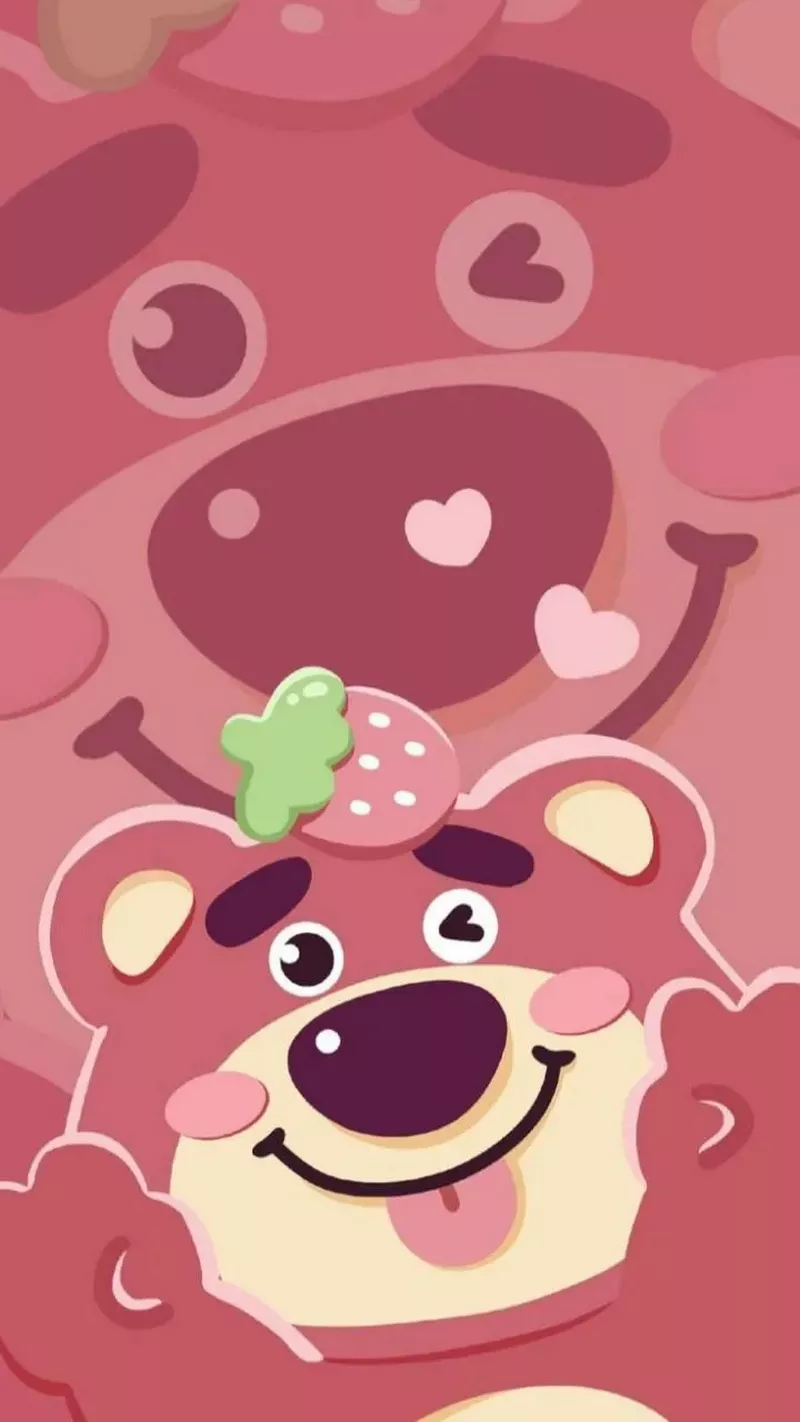 hình nền gấu dâu 2