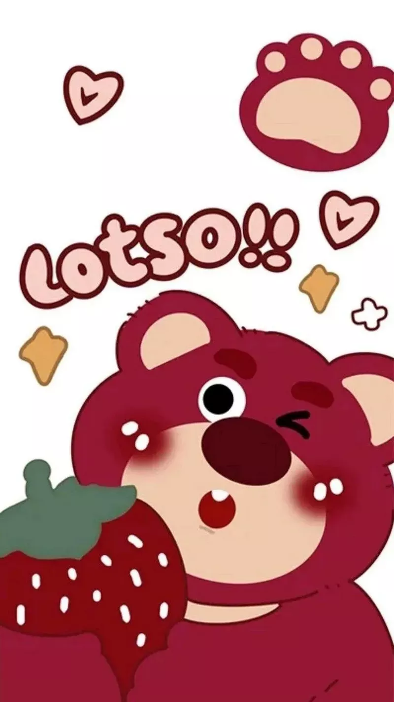 hình nền gấu dâu 33