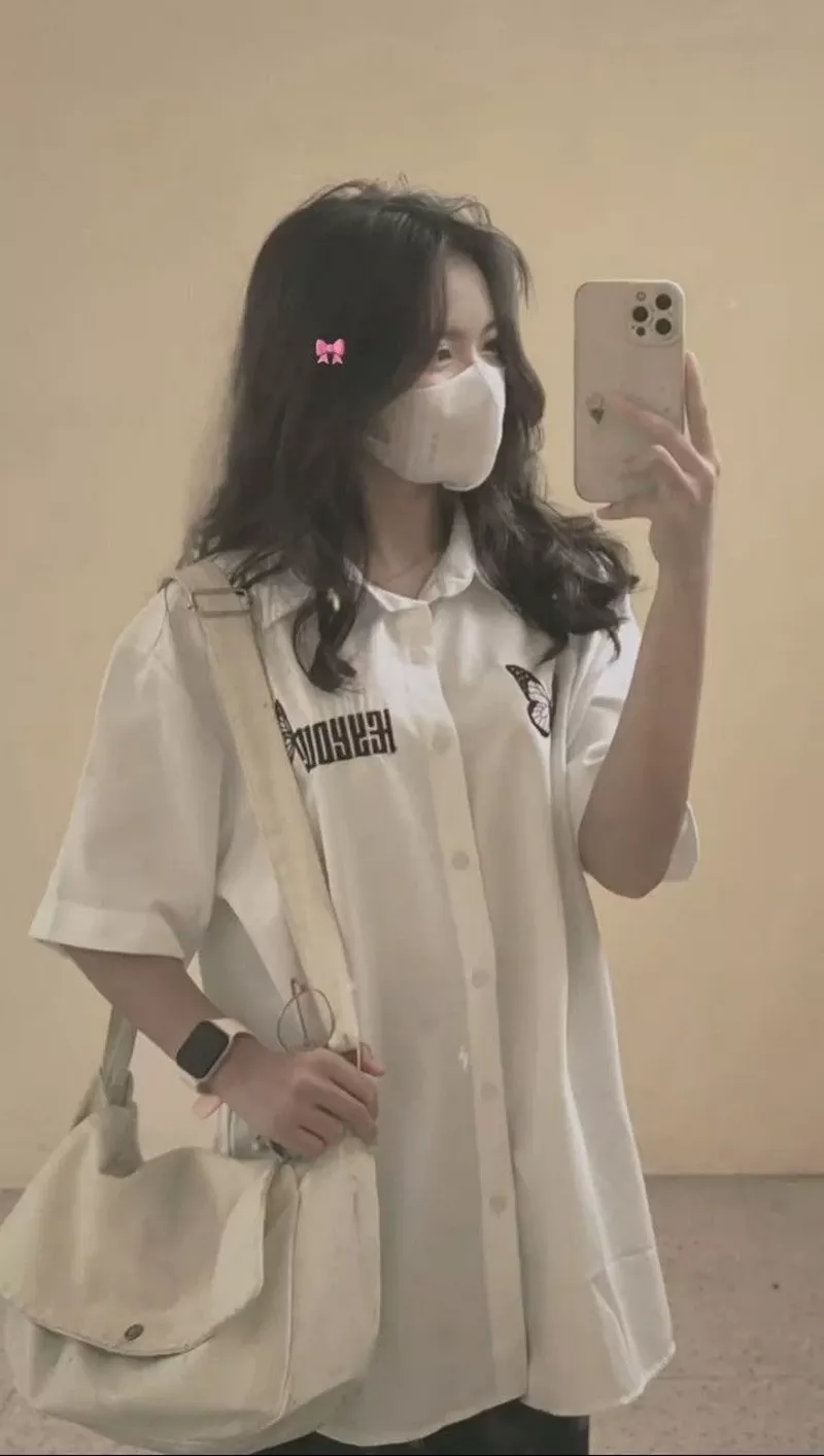 ảnh gái xinh che mặt 17