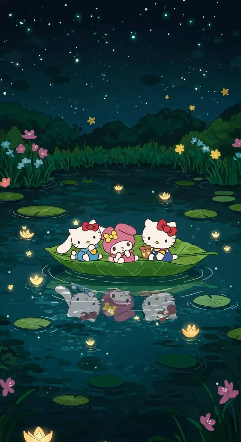 hình nền hello kitty