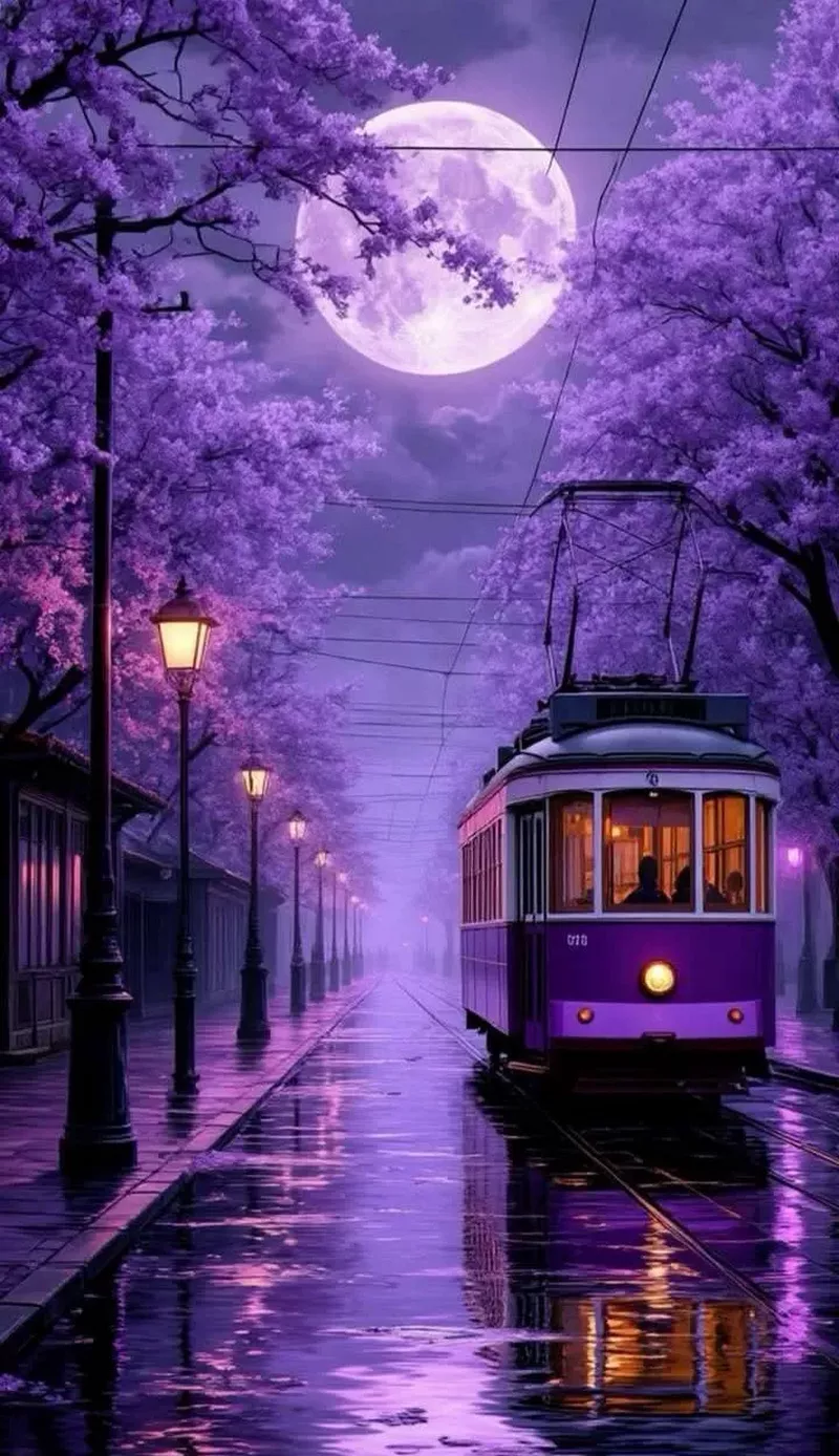 hình nền màu tím 1