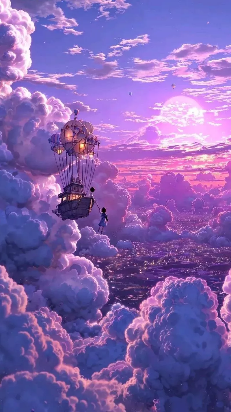 hình nền màu tím 3