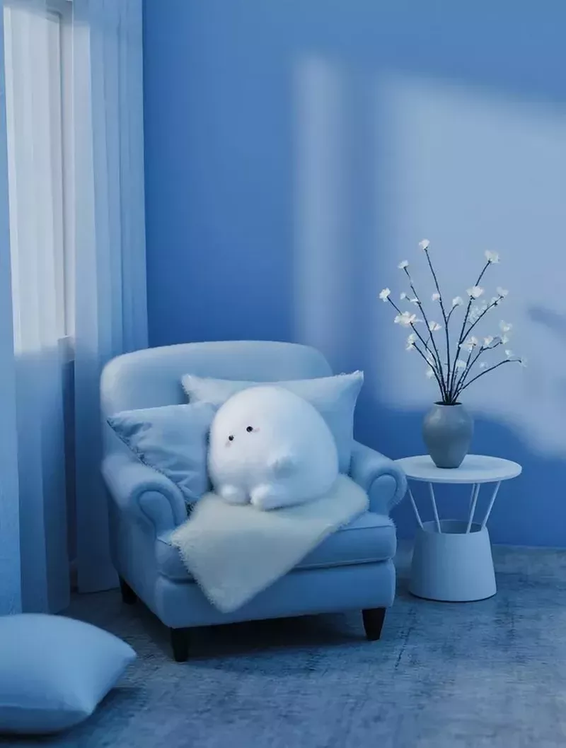 hình nền màu xanh dương 24