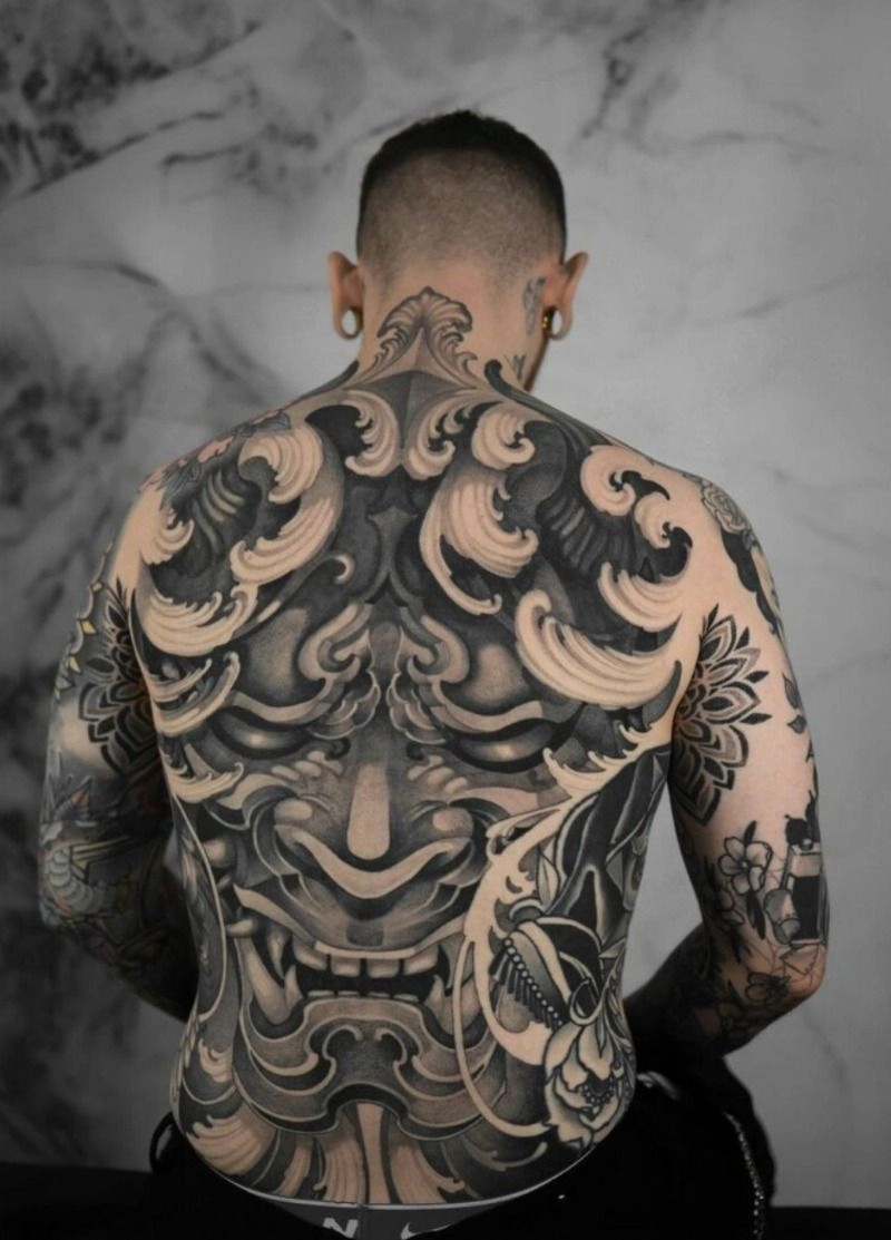 hình xăm full lưng 14