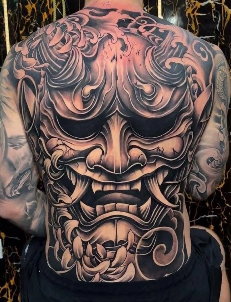 hình xăm full lưng 17