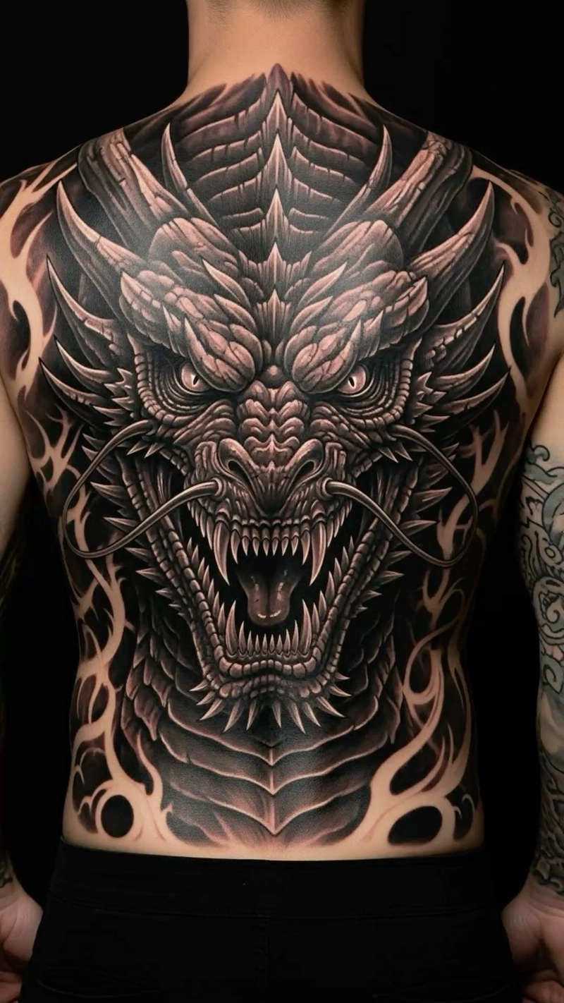 hình xăm full lưng 24