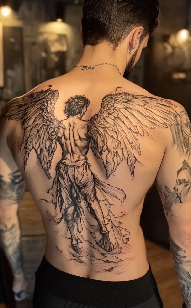 hình xăm full lưng 28