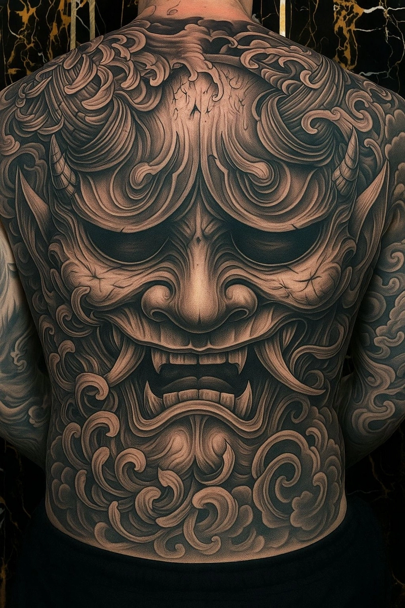 hình xăm full lưng 5