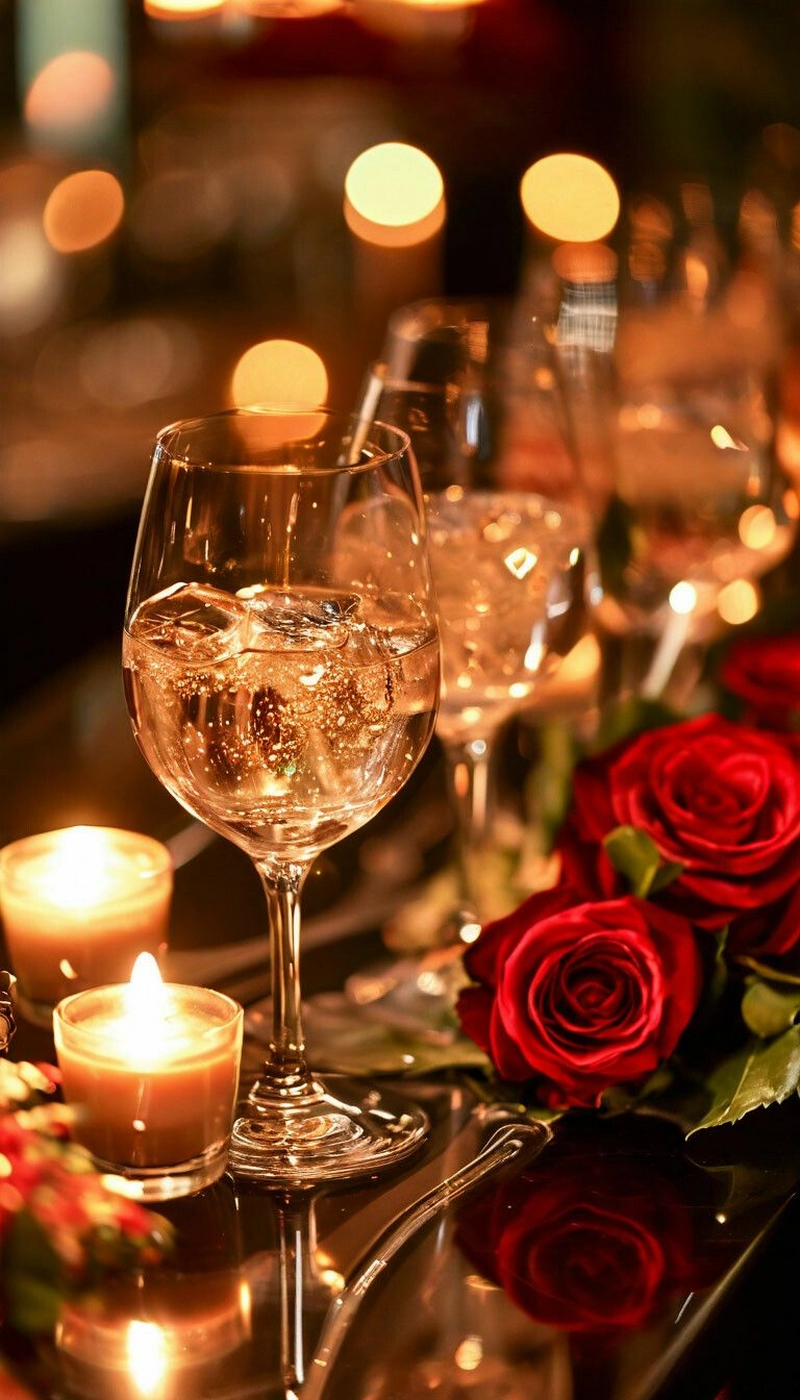 hình ảnh hoa hồng và rượu vang 32