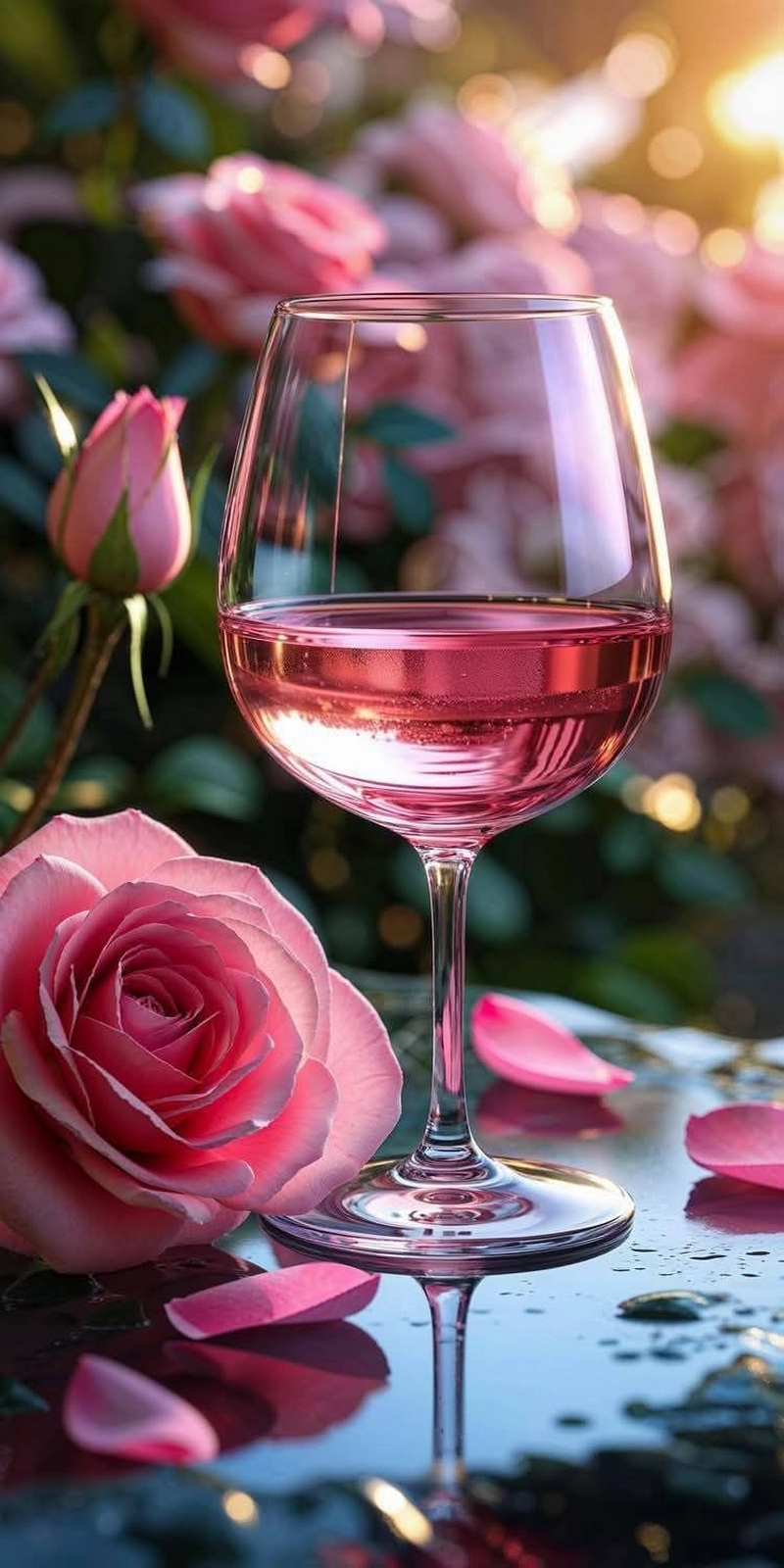 hình ảnh hoa hồng và rượu vang 43