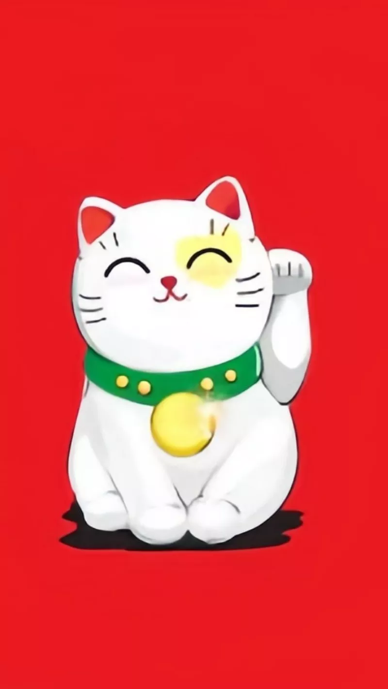 hình nền mèo thần tài 18