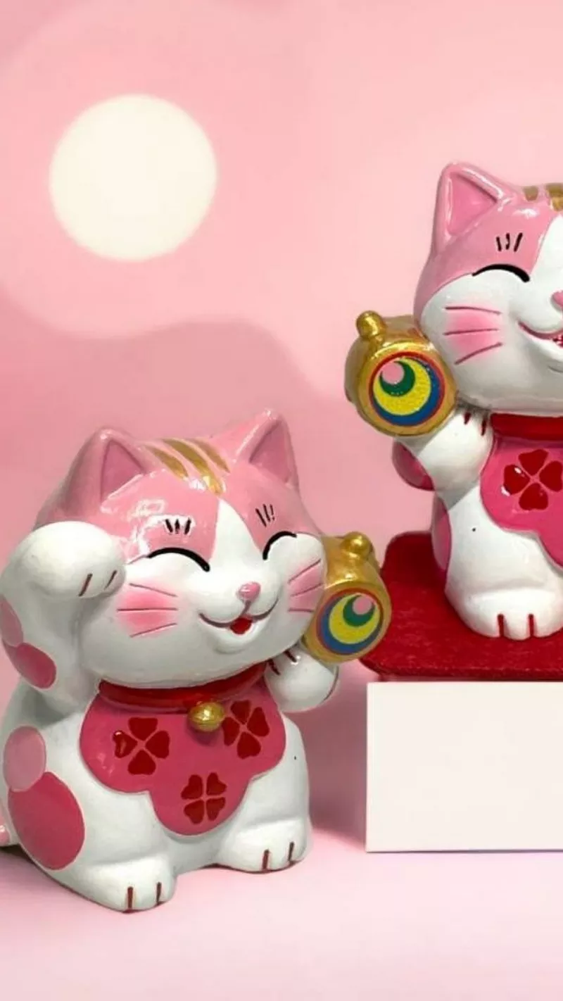 hình nền mèo thần tài 44