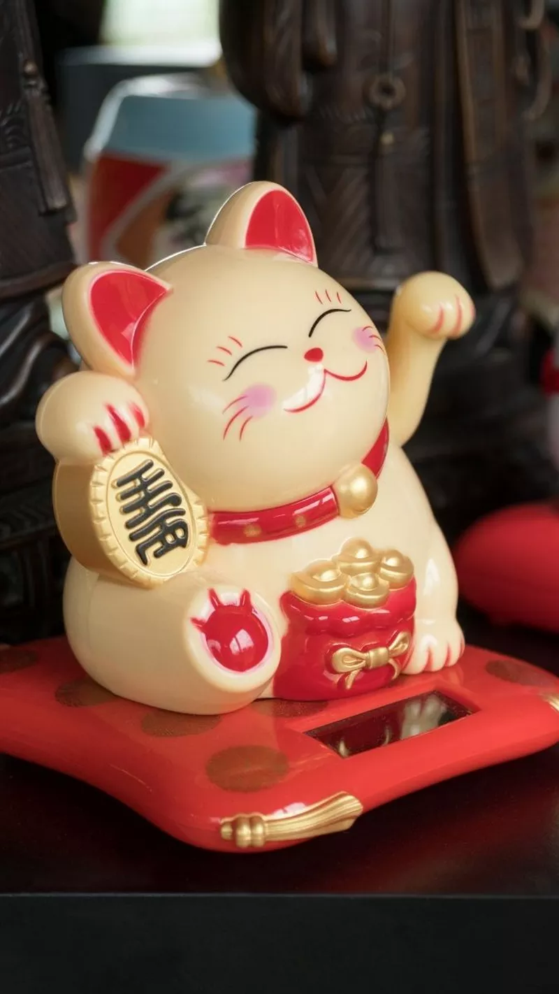 hình nền mèo thần tài 45