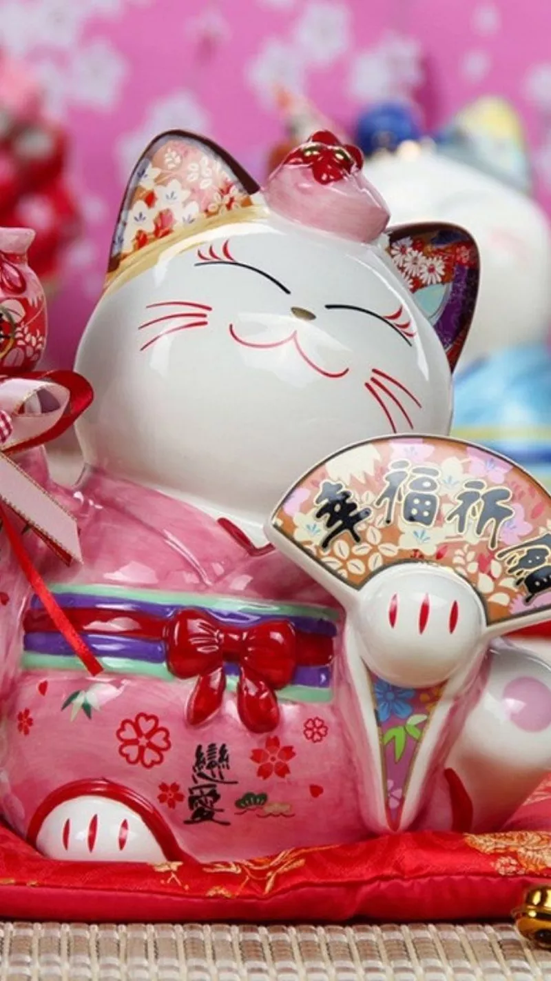 hình nền mèo thần tài 46