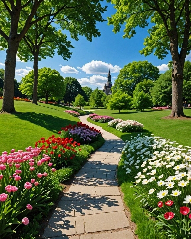 hình nền sân vườn đẹp 7