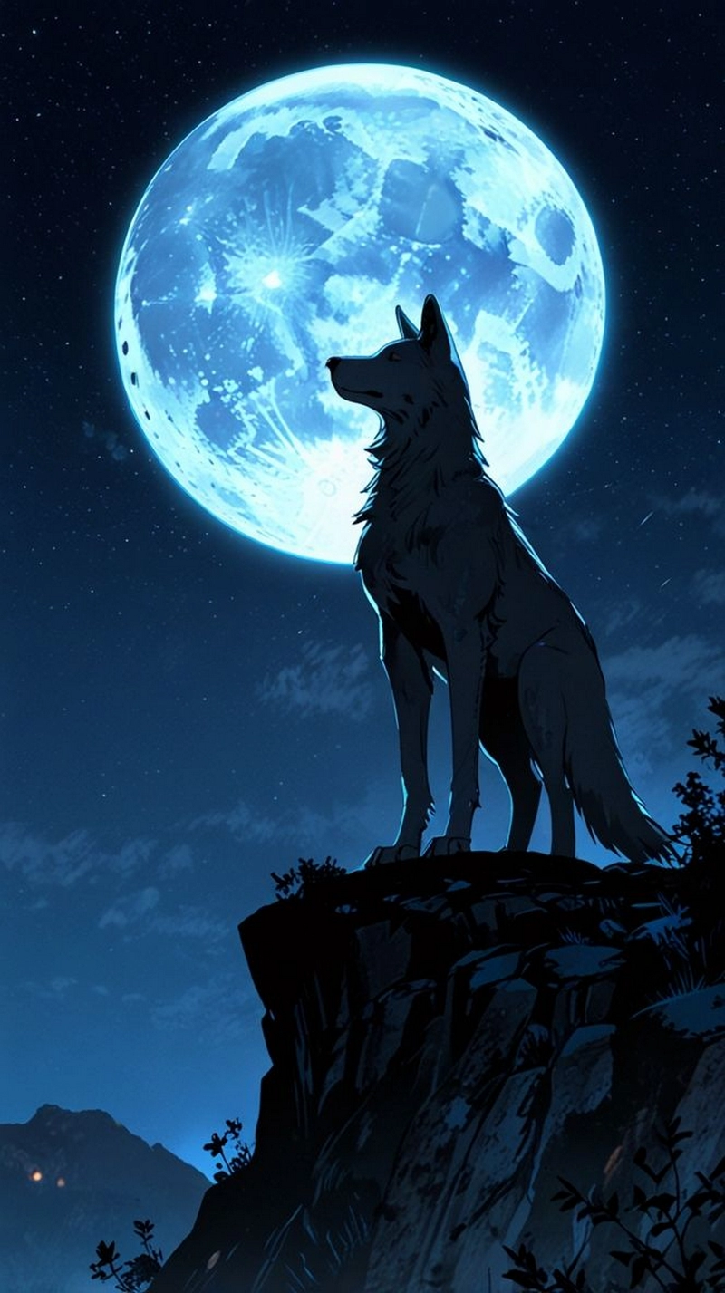 hình nền sói cô độc 15