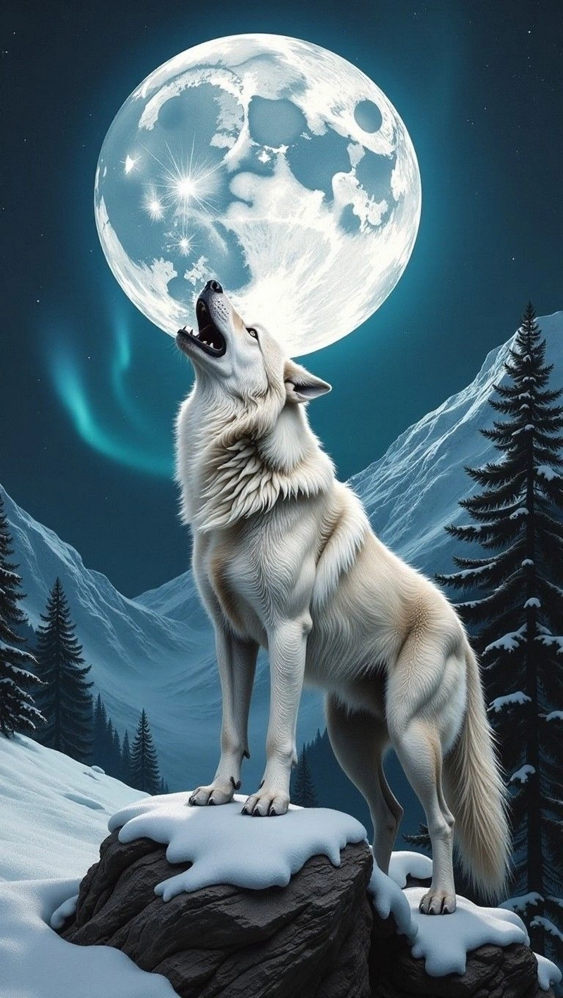 hình nền sói cô độc 17