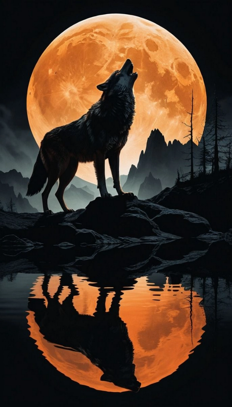 hình nền sói cô độc 22