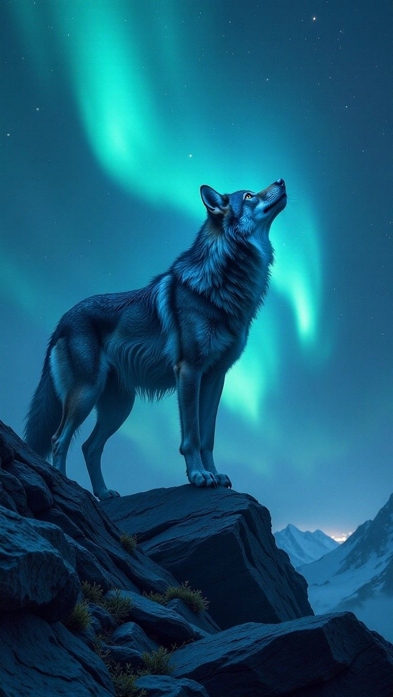 hình nền sói cô độc 32