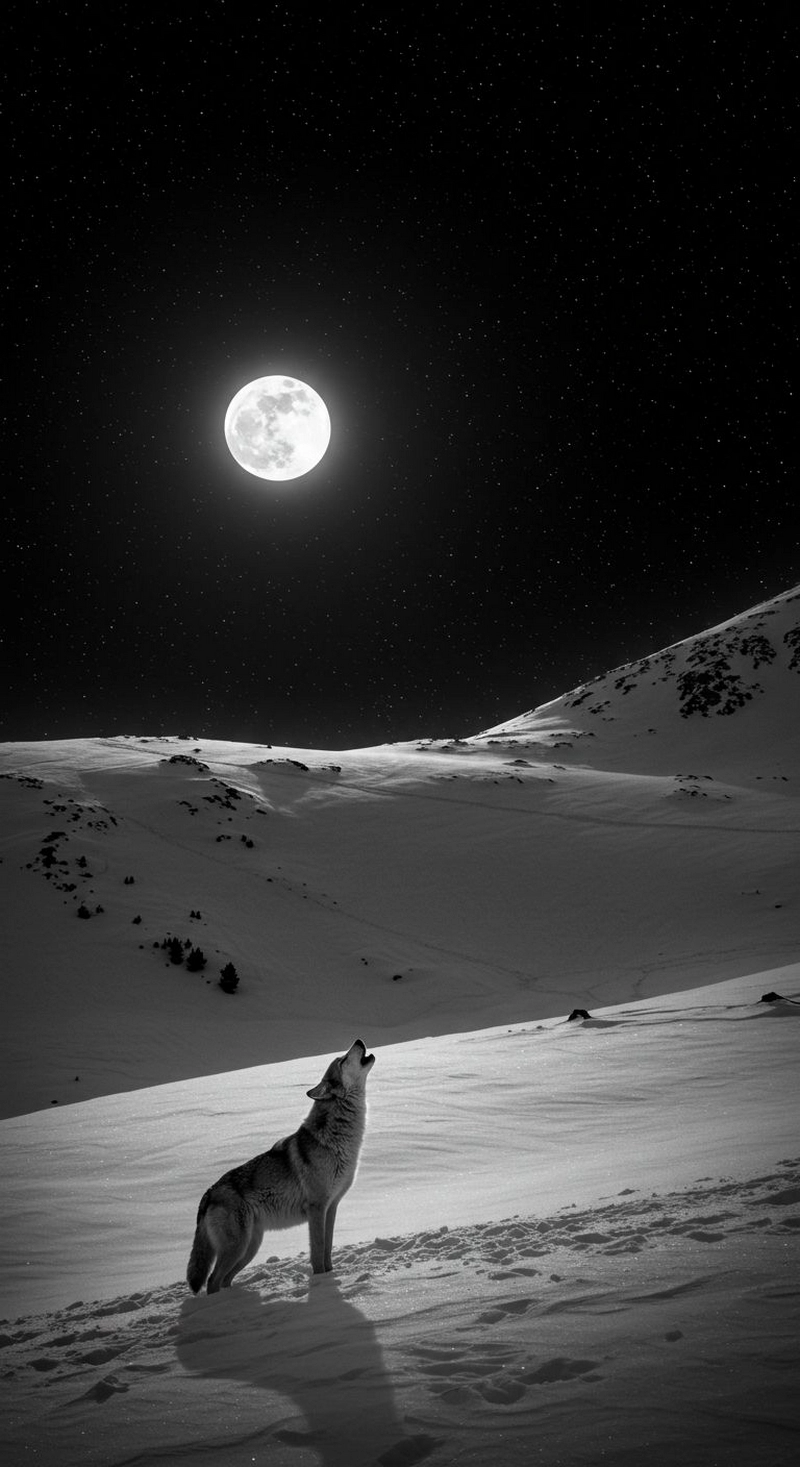 hình nền sói cô độc 33