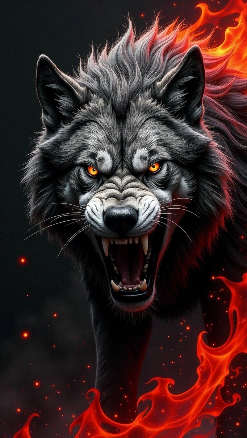 hình nền sói cô độc 5