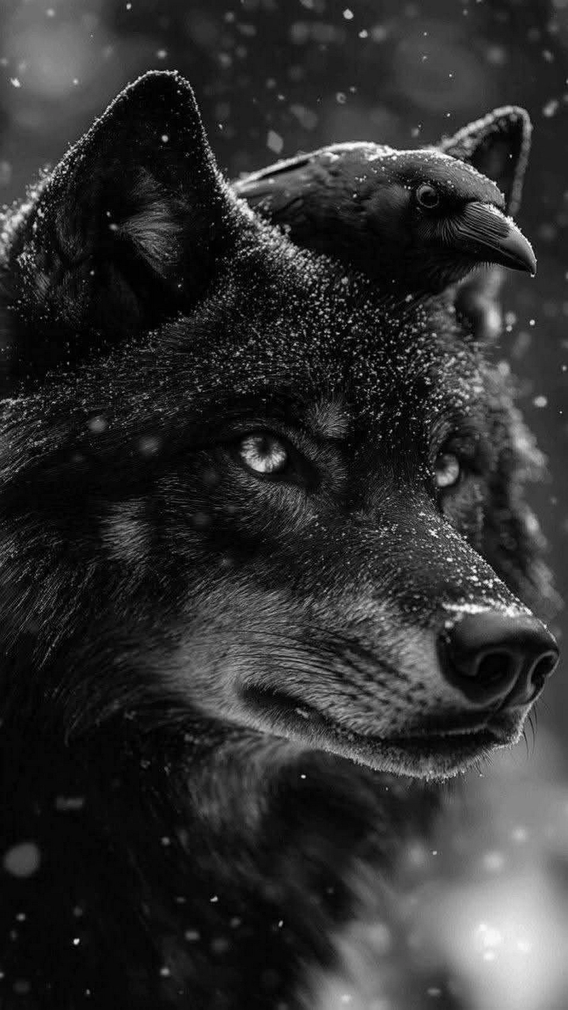 hình nền sói cô độc 7