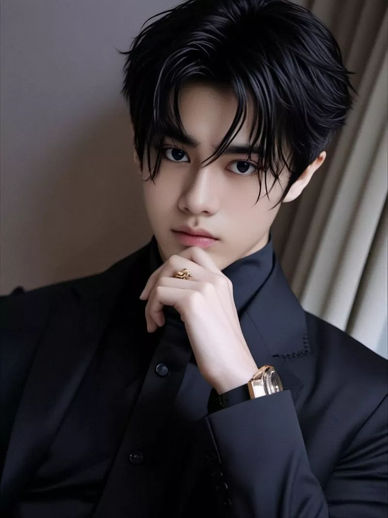 kiểu tóc side part 6