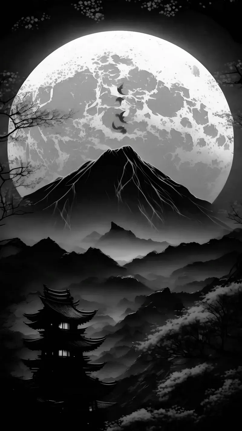 hình nền đen trắng 18