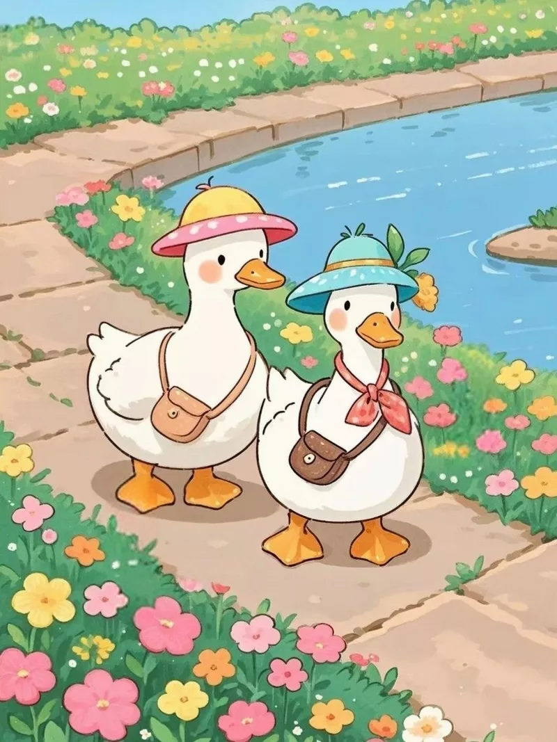 hình nền con vịt 8