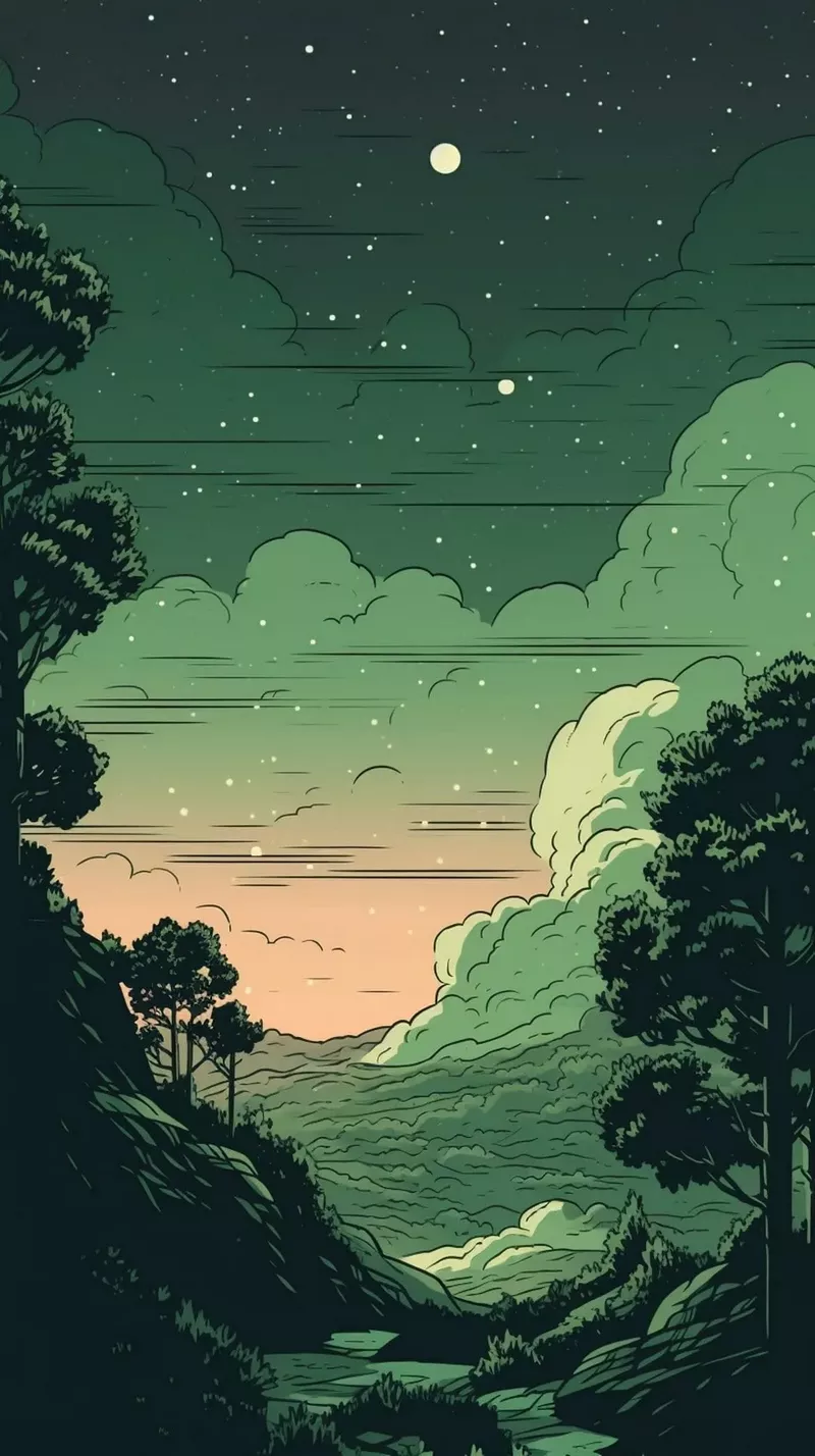 hình nền xanh lá 17