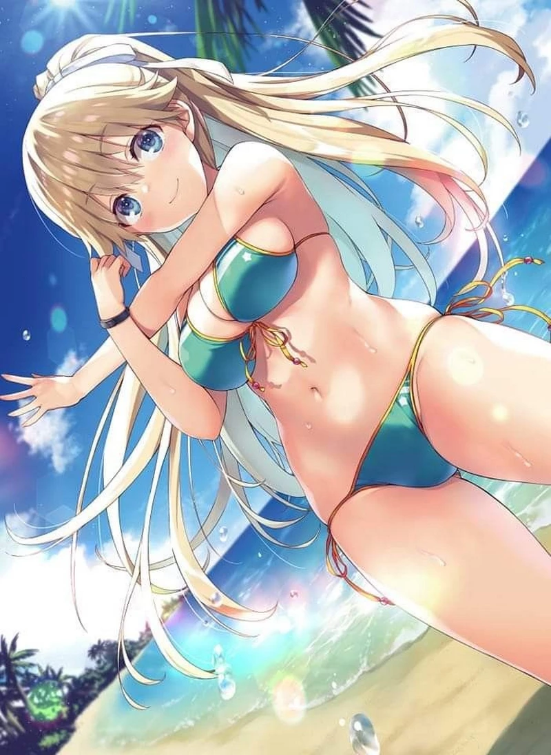 hình nền anime phong cách bikini 40