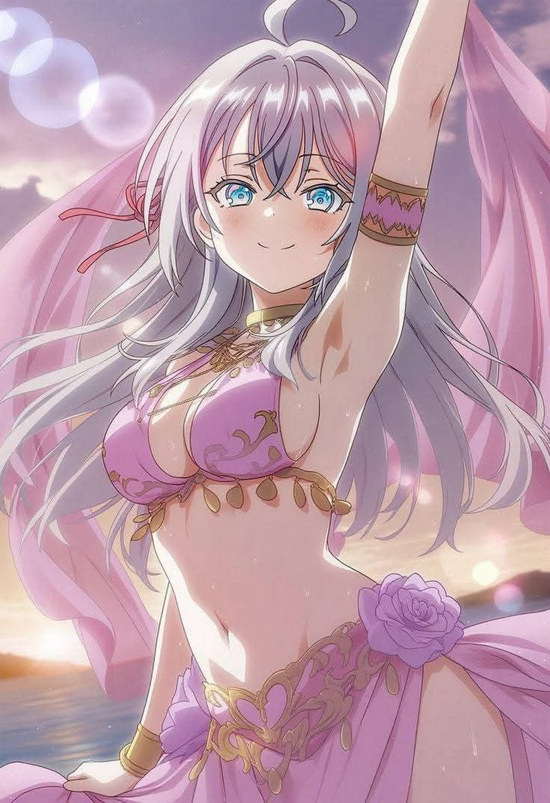 hình nền anime phong cách bikini 9