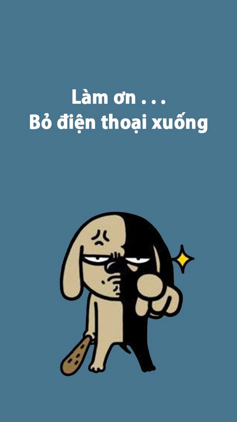 hình nền bỏ điện thoại tao xuống 25