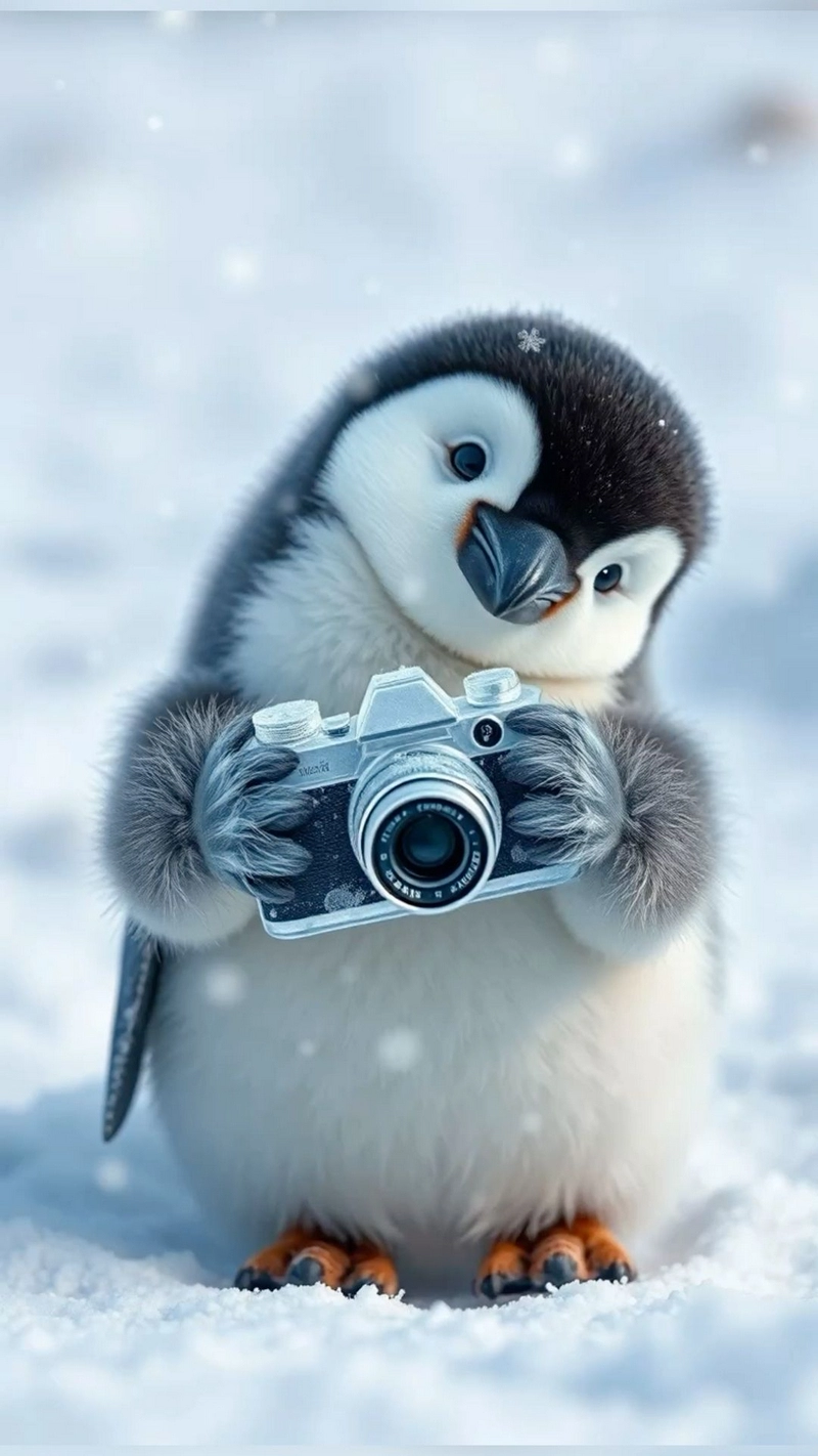 hình nền chim cánh cụt 1