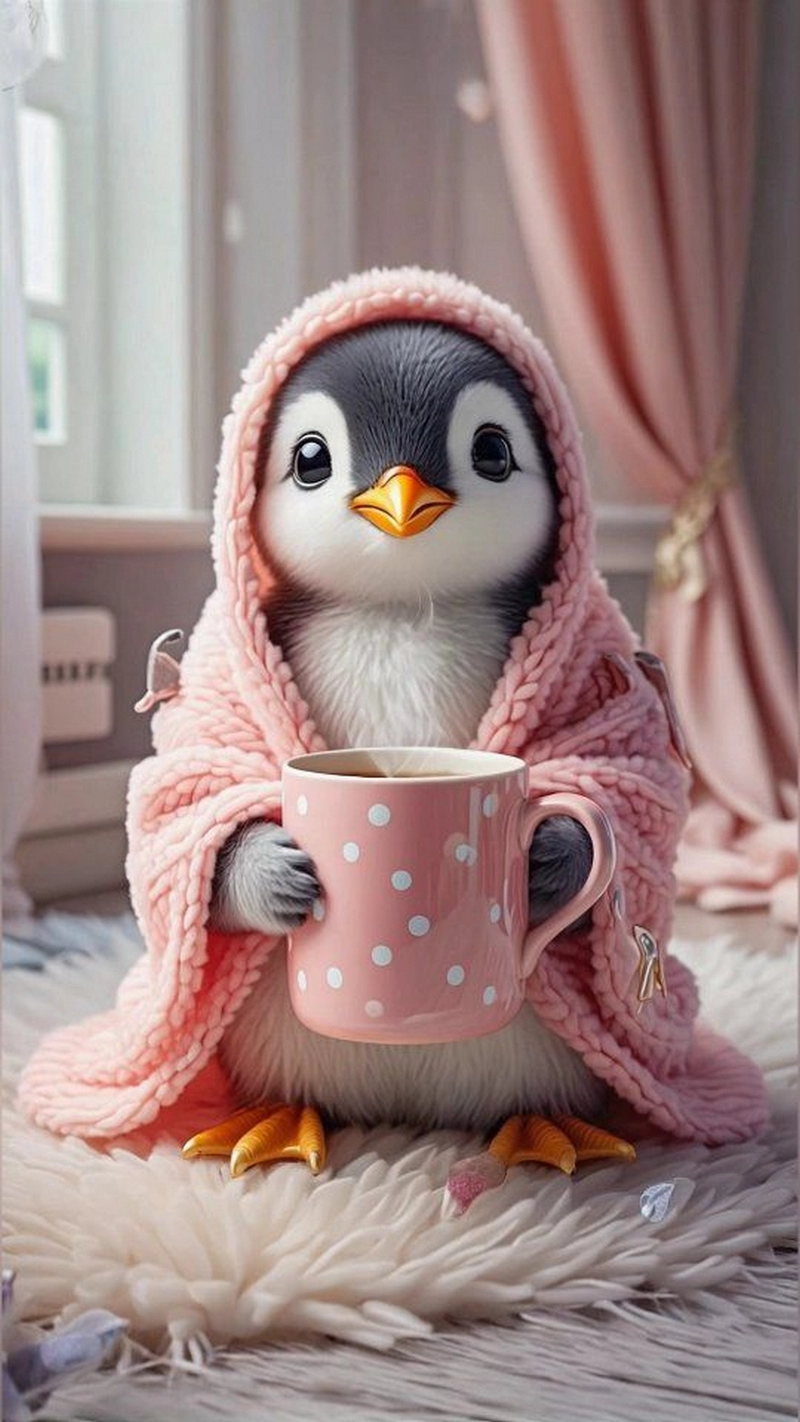 hình nền chim cánh cụt 11