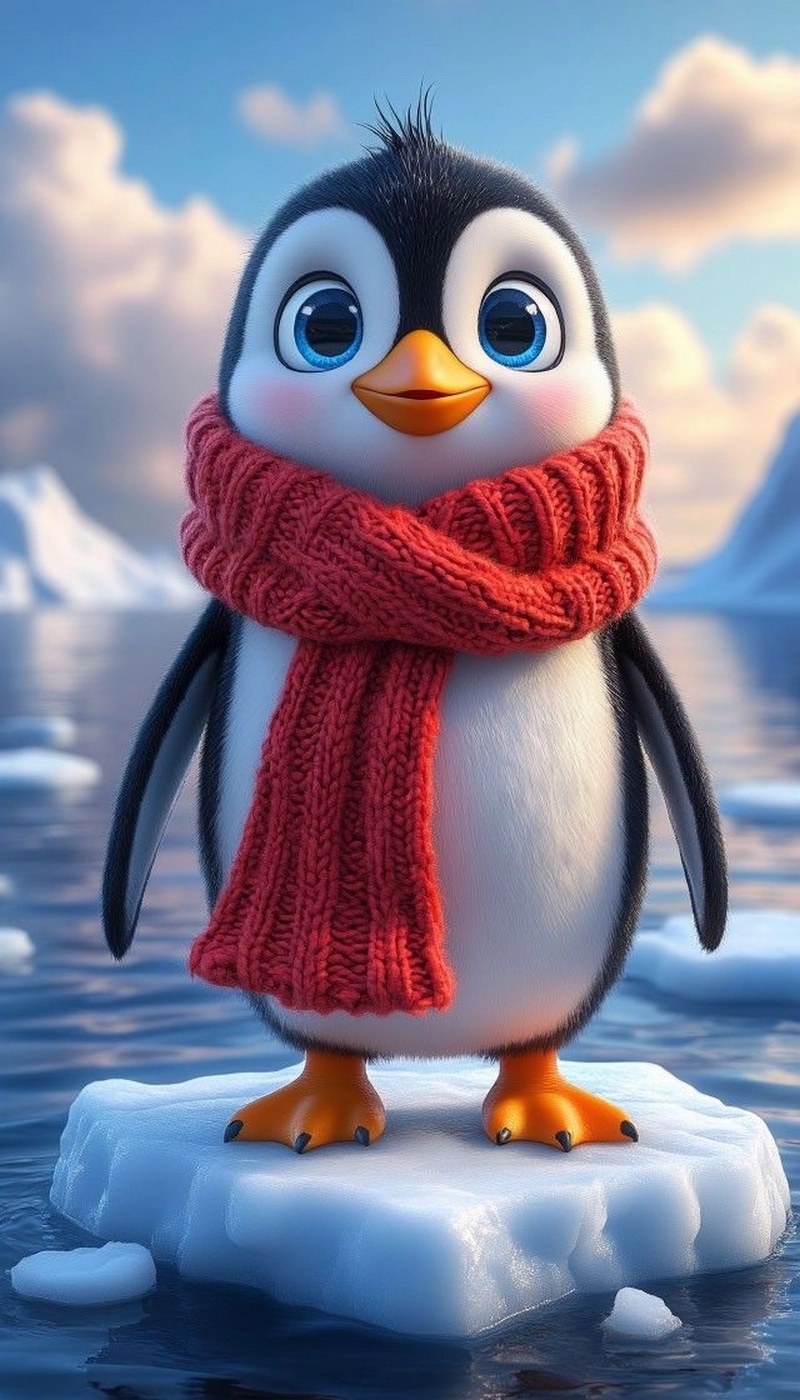 hình nền chim cánh cụt 12