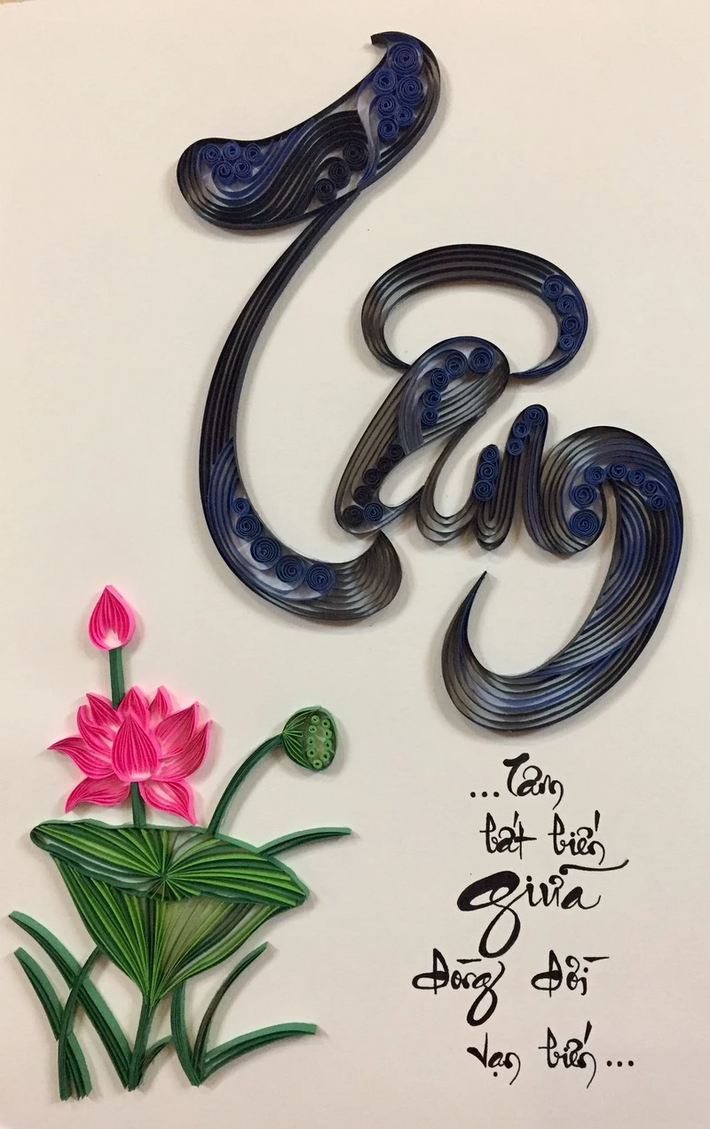 hình chữ thư pháp 31