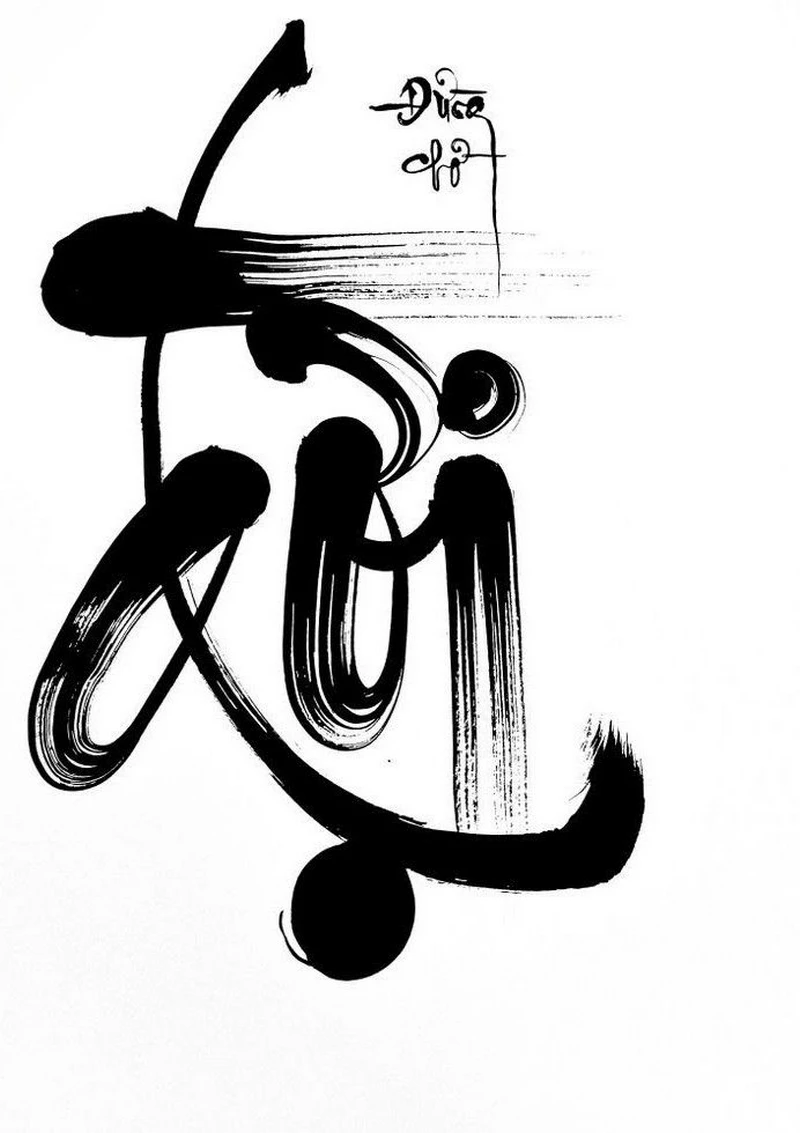 hình chữ thư pháp 36